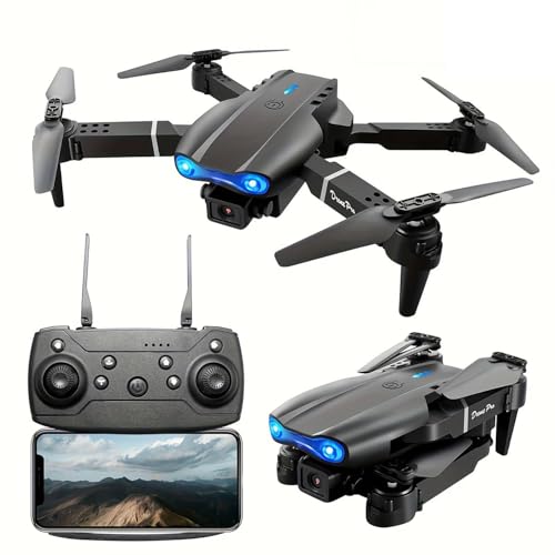 E99 Drone With Camera, Foldable RC Quadcopter Drone,Remote Control Drone Toys For Beginners Men's Gifts Indoor And Outdoor Affordable UAV Christmas Halloween Thanksgiving Gifts