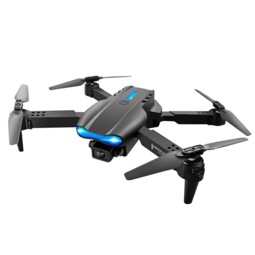 E99 Pro Foldable Drone with Dual 4K HD Cameras for Adults and Teens 14+ – FPV Live Video, Wind Resistant, 3 Speed Modes, One-Key Start, 360° Flips, 2 Batteries, Carrying Case