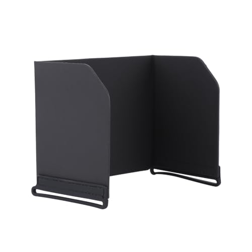 Foldable Sun Hood, 4 Types PU Rubber Construction Sunshade Black (L128) for Phone Tablet Drone Users Outdoor Photography Enthusiasts