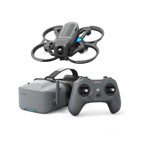 BETAFPV Aquila20 FPV Kit with Altitude Hold Stable Hover, LiteRadio 4 SE Radio Transmitter, VR04 FPV Goggles DVR Supported, 3 Modes 2S Propulsion System Drone RTF for FPV Beginner Fly Indoor Outdoor