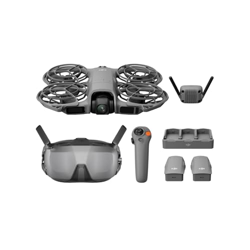 DJI Neo 2 Motion Fly More Combo With RC Motion 3 & Goggles N3, Stable Transmission With Digital Transceiver, 4K Drone for Beginners, FPV Flying, 3 Batteries