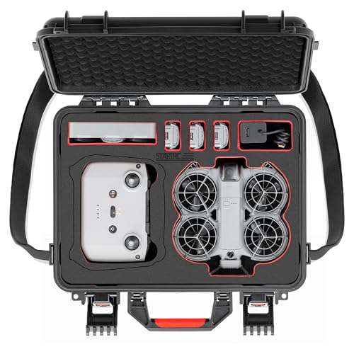 STARTRC Waterproof Hard Carrying Case for DJI Neo 2 Accessories for RC-N/RC2 Controller