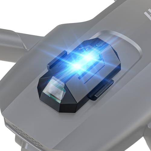 Holyton Drone Strobe Light, Anti Collision Light, Rechargable Flash Led Lamp Light for FAA Drone Night Flying, Fits for DJI Mini 4 Pro, Avata 2,Mini 4k,Air 3, Mavic 3 and All RC Drones Accessory